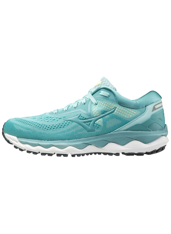 Mizuno Wave Sky 4 blauw hardloopschoenen dames