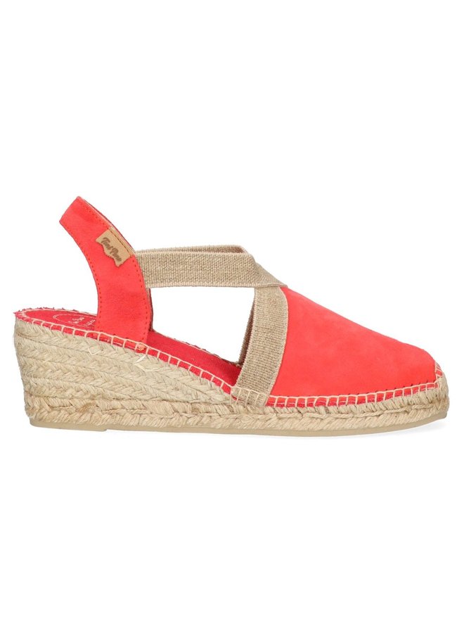 Bij espadrilles in de kleur rood voor dames in de uitverkoop| KLEDING.nl