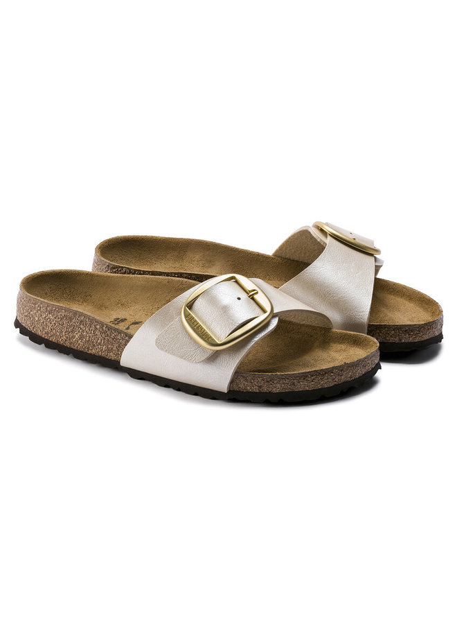 Birkenstock Madrid Dames Slippers in Parel Wit online kopen