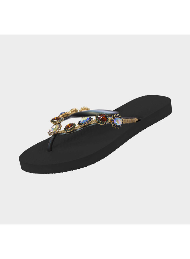 Uzurii Monroe zwart slippers dames