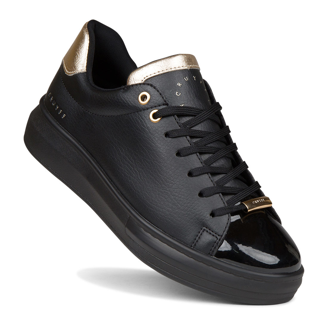 Blijkbaar Snel uitvinding Cruyff Pace zwart goud sneakers dames (CC213045960) - outletsportschoenen.nl