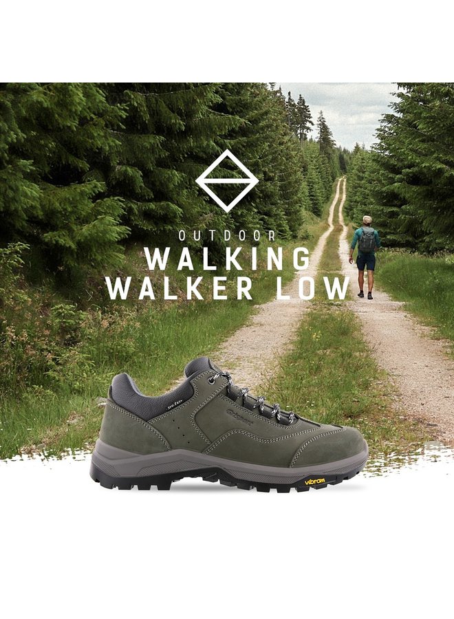 Grisport Walker Low grijs wandelschoenen uni