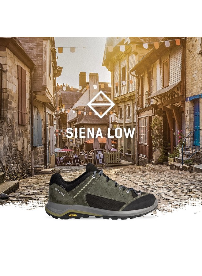 Grisport Siena Low blauw wandelschoenen dames