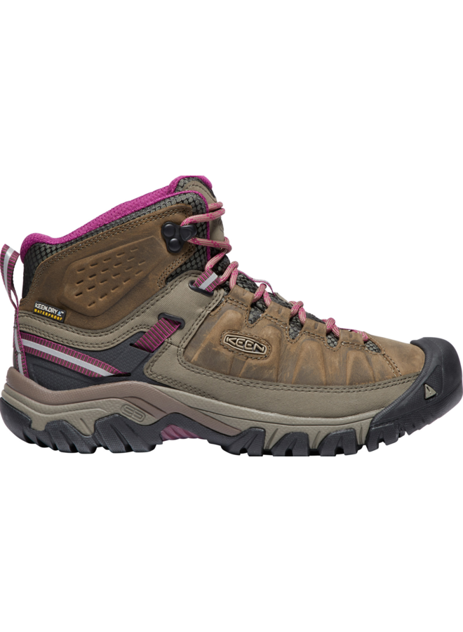 Keen Targhee III Mid Bruin Rose wandelschoenen dames -  outletsportschoenen.nl