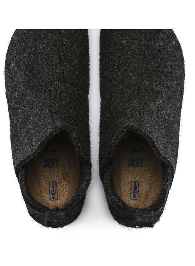 Birkenstock Andermatt pantoffels antraciet narrow uni