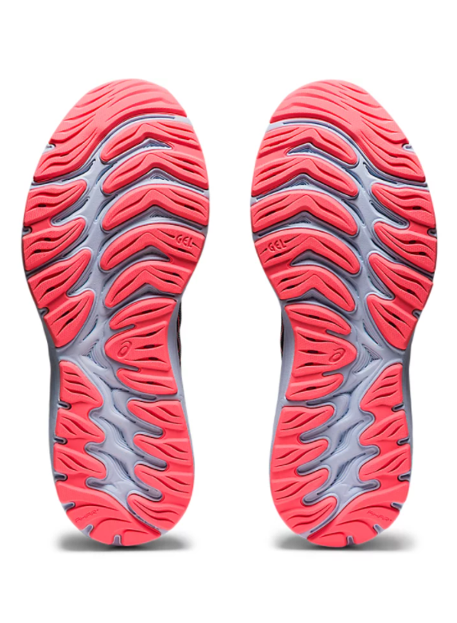 ASICS Gel Cumulus 23 zwart roze hardloopschoenen dames