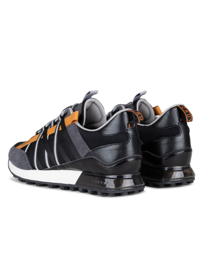 Cruyff Fearia zwart oranje  sneakers heren
