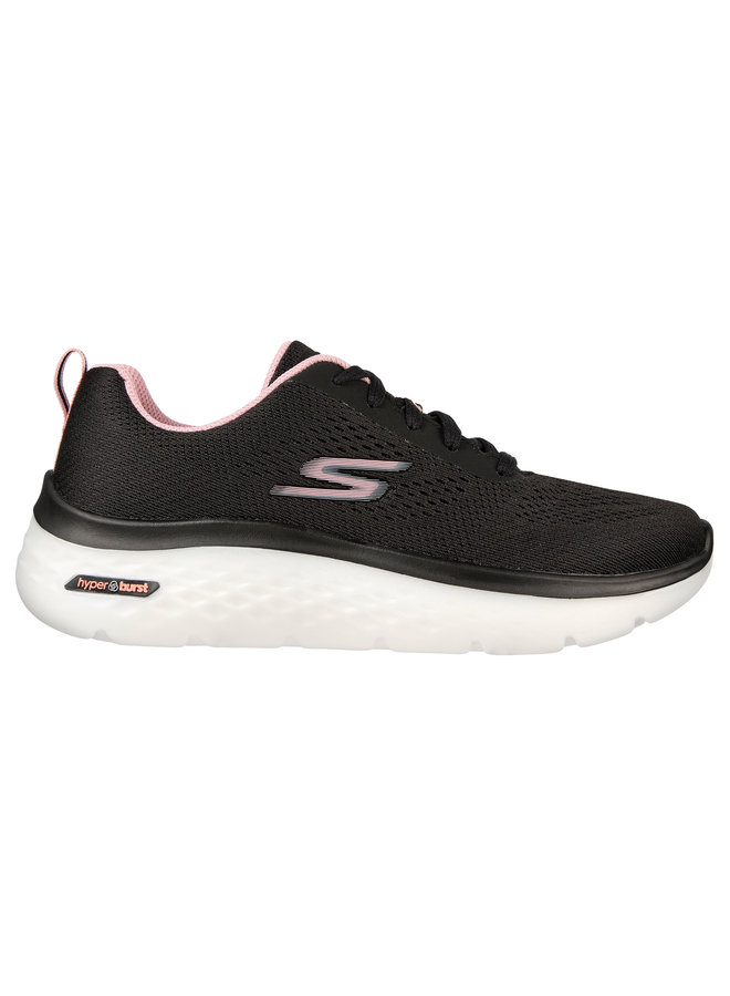 Go Walk Hyper Burst zwart roze sneakers dames