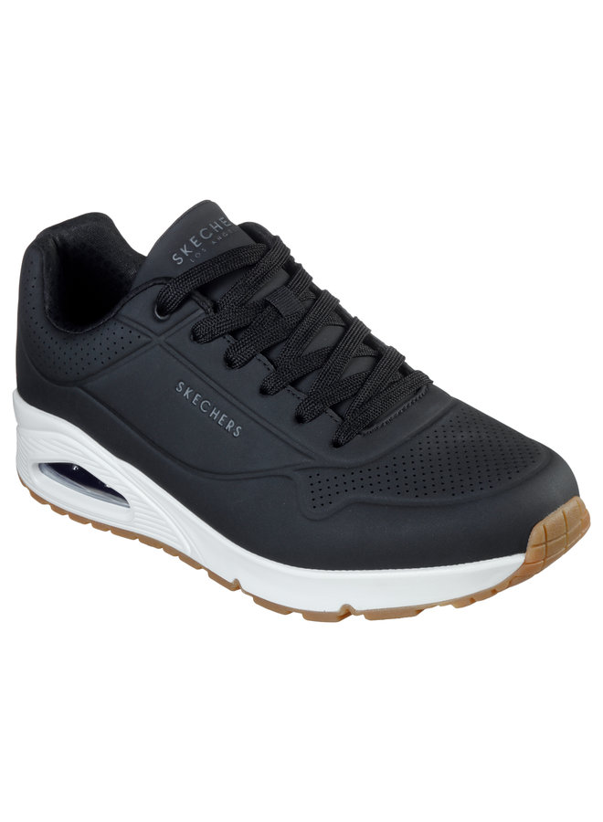 Skechers Uno Stand on Air zwart wit sneakers heren