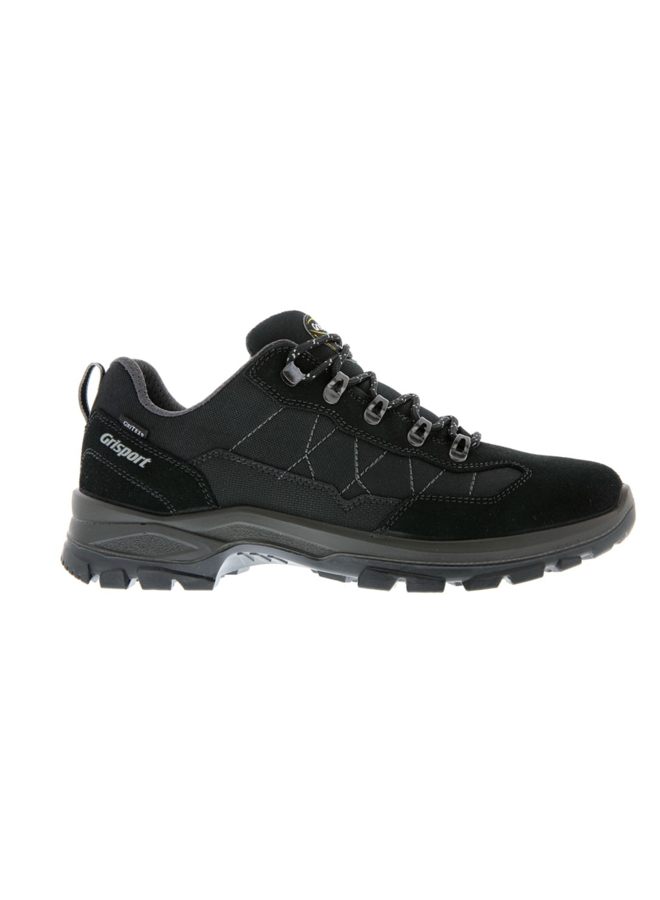 Grisport Scout low zwart wandelschoenen uni