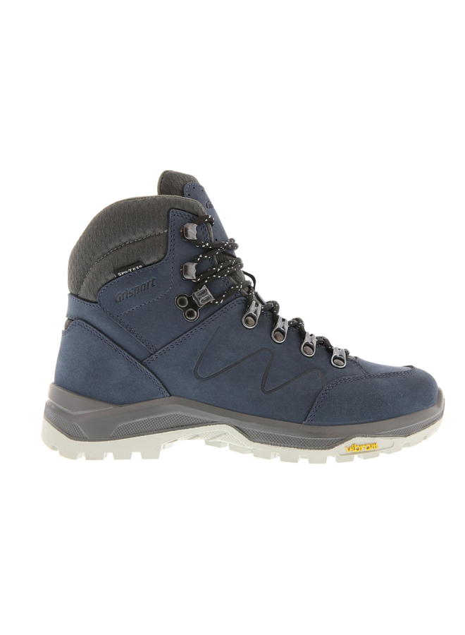 Boston Mid blauw wandelschoenen dames (a)