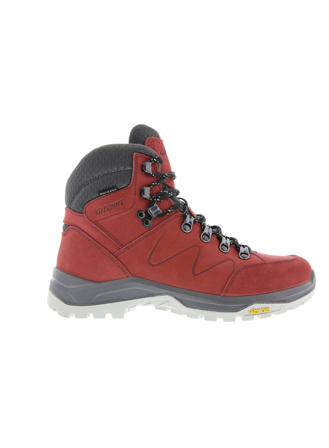 Grisport Boston Mid rood wandelschoenen dames