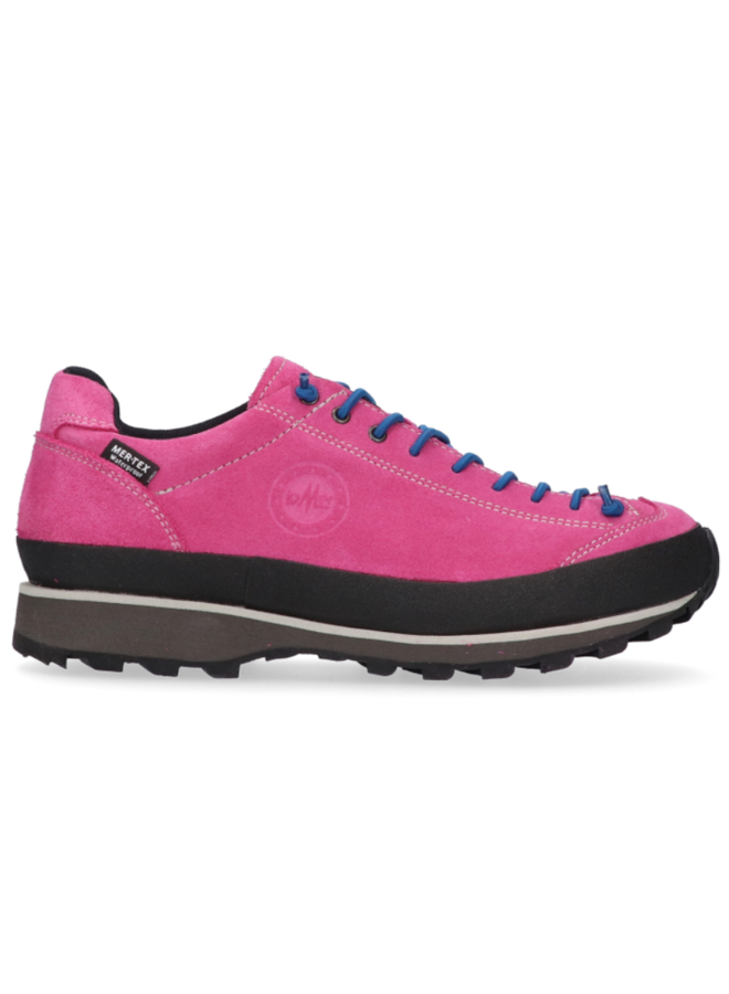 Lomer Bio Naturale low passion roze wandelschoenen dames