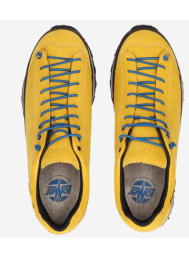 Lomer Bio Naturale MTX low geel wandelschoenen uni