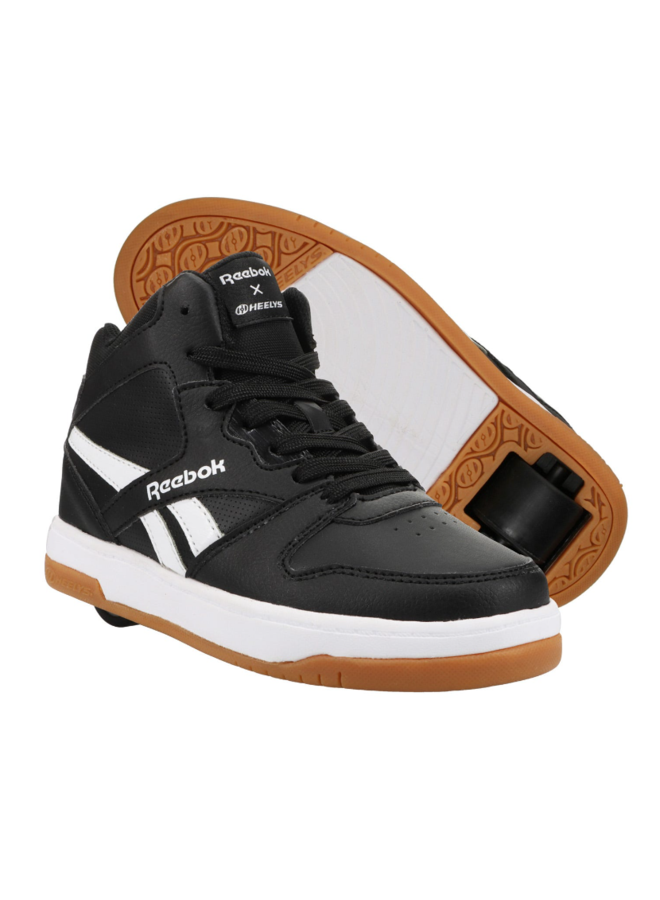 Heelys Reebok BB4500 Mid zwart wit kids