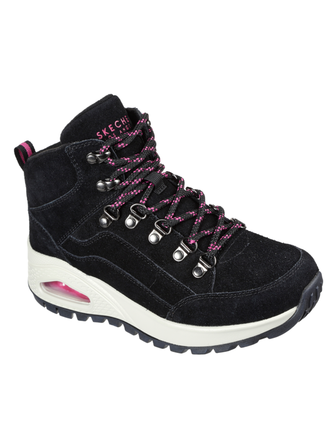 Skechers Uno  Rugged One zwart wandelschoenen dames