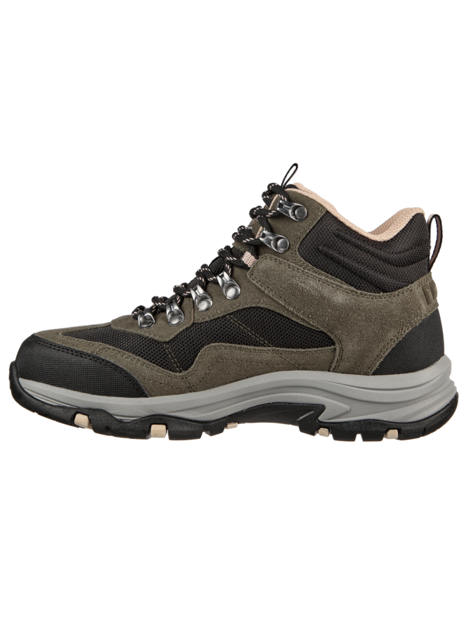 Skechers Trego Base Camp zwart groen wandelschoenen dames