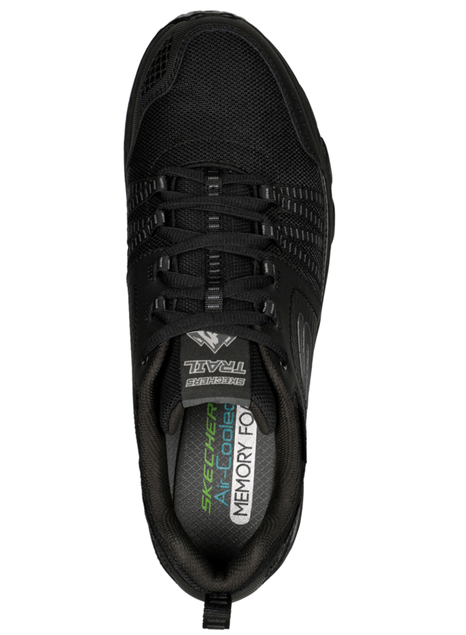 Skechers Escape Plan zwart  wandelschoenen heren