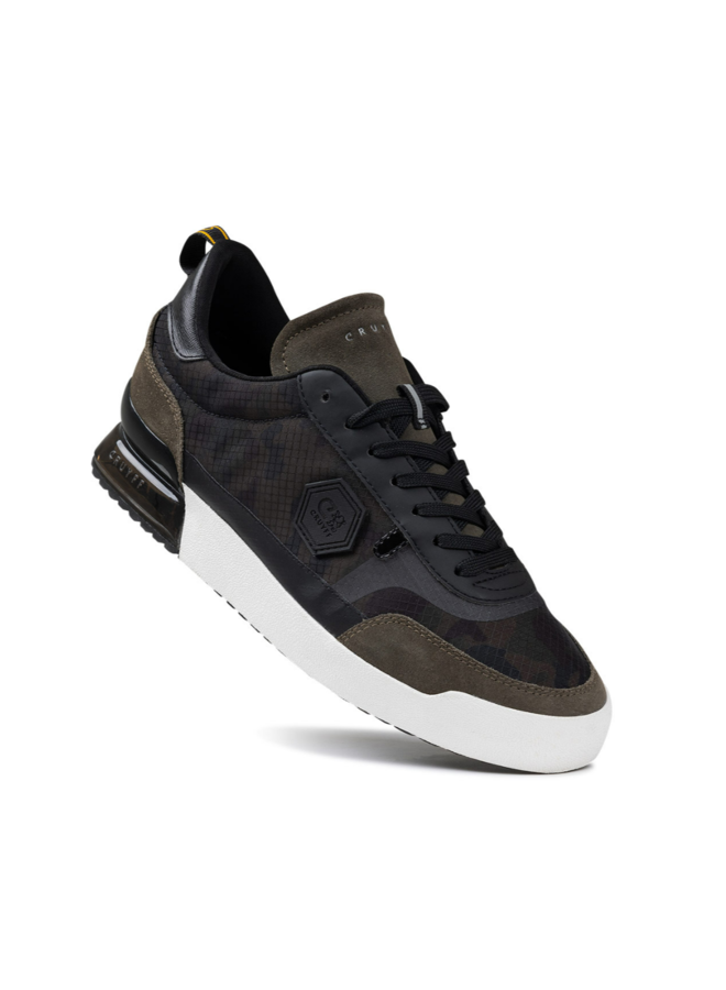 Contra bruin zwart sneakers heren