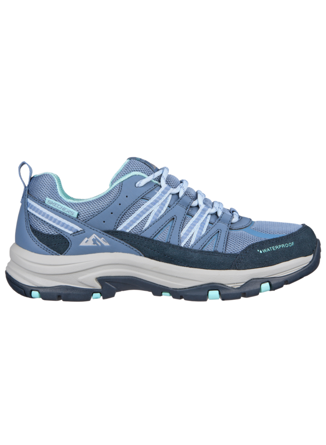 Skechers Trego Lookout point blauw wandelschoenen dames