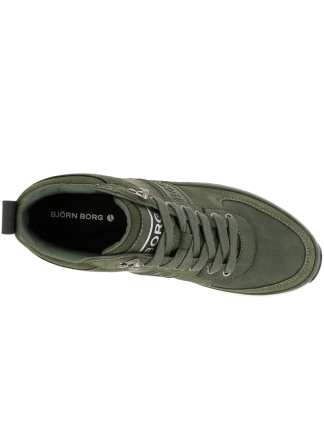 Björn borg H100 Mid Cas M groen sneakers heren