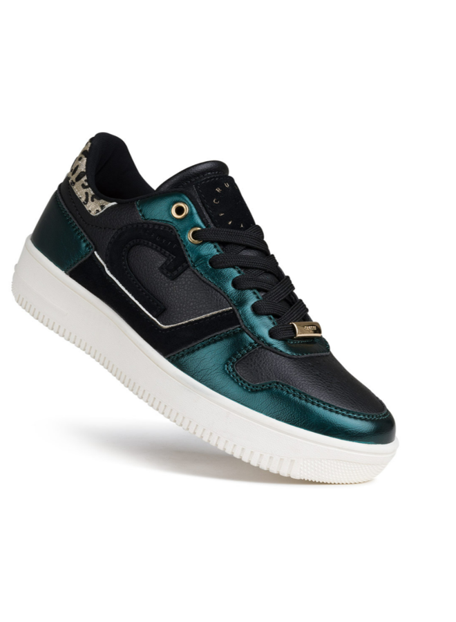 Campo Low Lux zwart groen sneakers dames