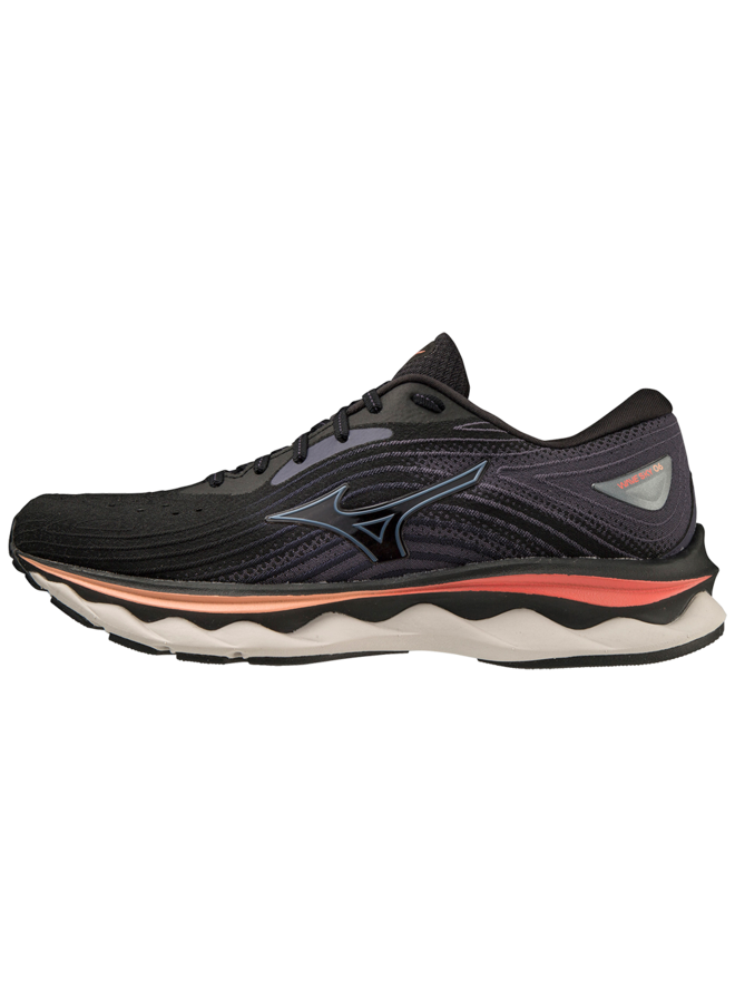 Mizuno Wave Sky 6  zwart hardloopschoenen dames