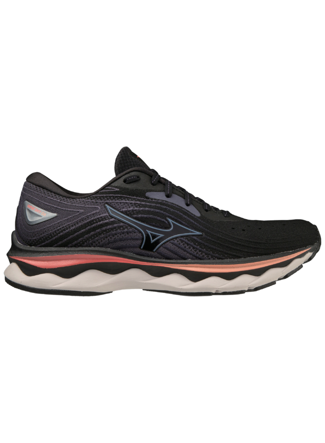 Wave Sky 6 zwart hardloopschoenen dames