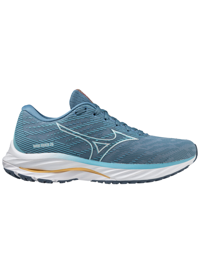 Mizuno Wave Rider 26  blauw hardloopschoenen dames