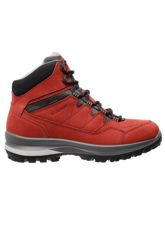 Grisport Bari Mid rood wandelschoenen dames (a)