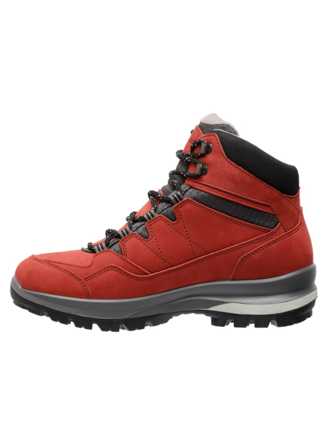 Grisport Bari Mid rood wandelschoenen dames (a)