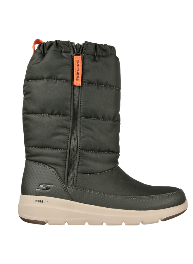 Skechers Glacial Ultra groen winterlaarzen dames