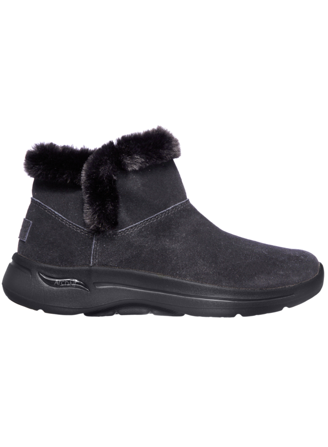 Skechers Go Walk Arch Fit zwart winterlaarzen dames