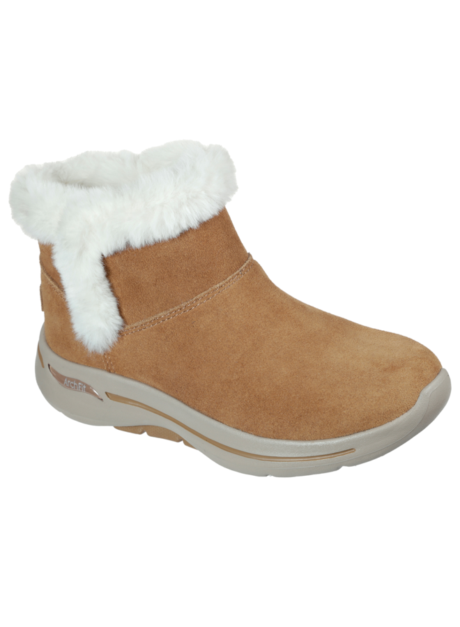 Skechers Go Walk Arch Fit bruin winterlaarzen dames