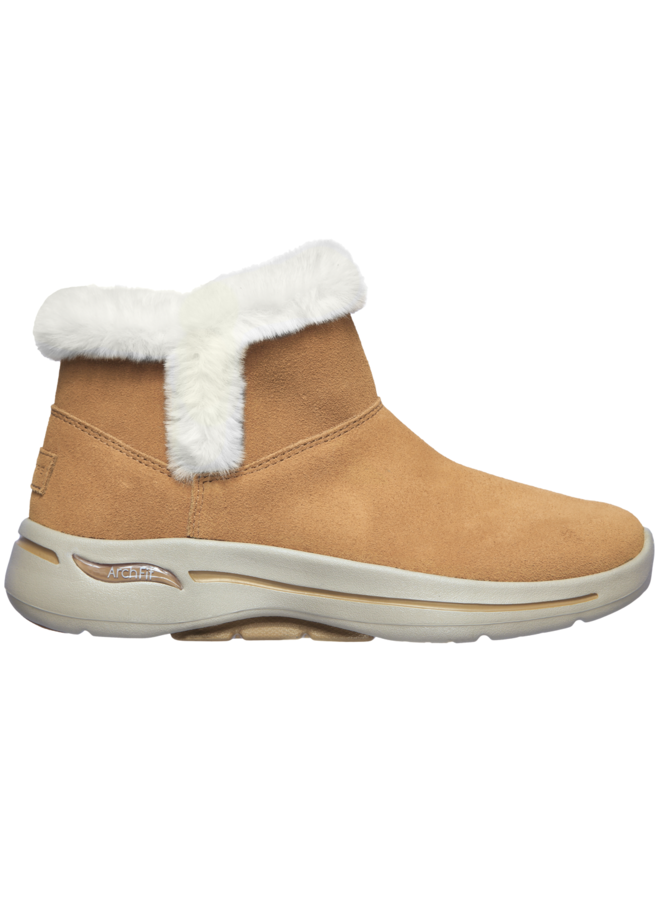 Skechers Go Walk Arch Fit bruin winterlaarzen dames