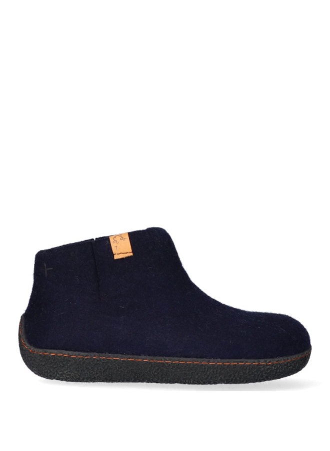 Rabara pantoffels blauw uni