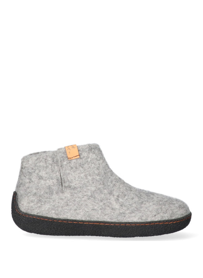 Rabara pantoffels grijs uni