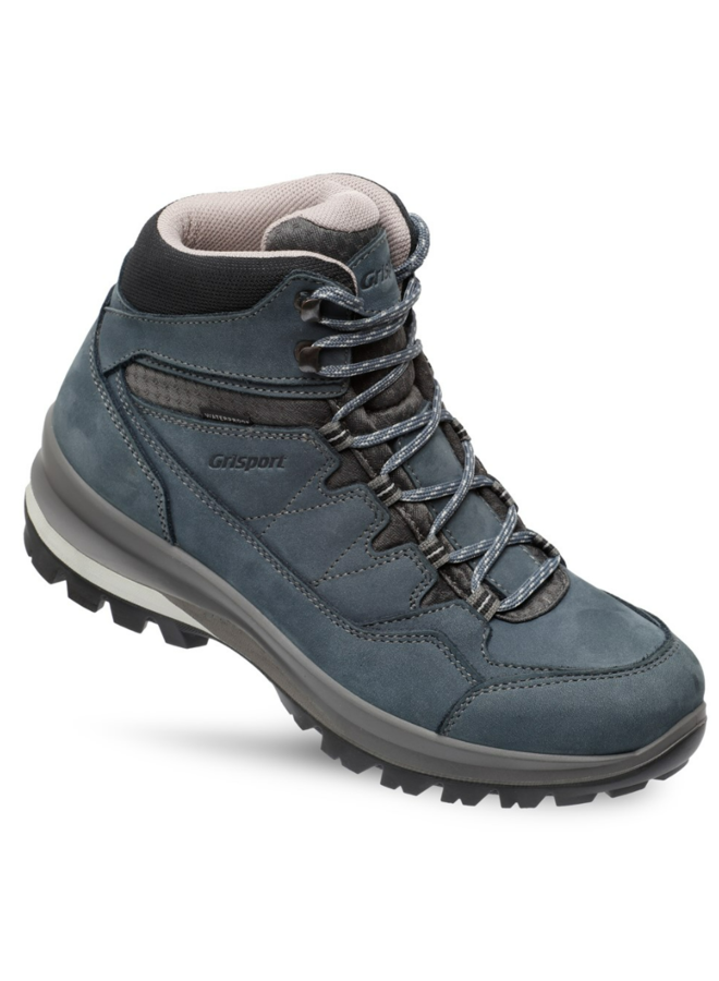 Grisport Bari Mid blauw wandelschoenen dames (a)