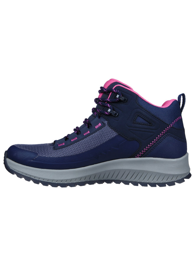Skechers Arch Fit Discover mid blauw wandelschoenen dames