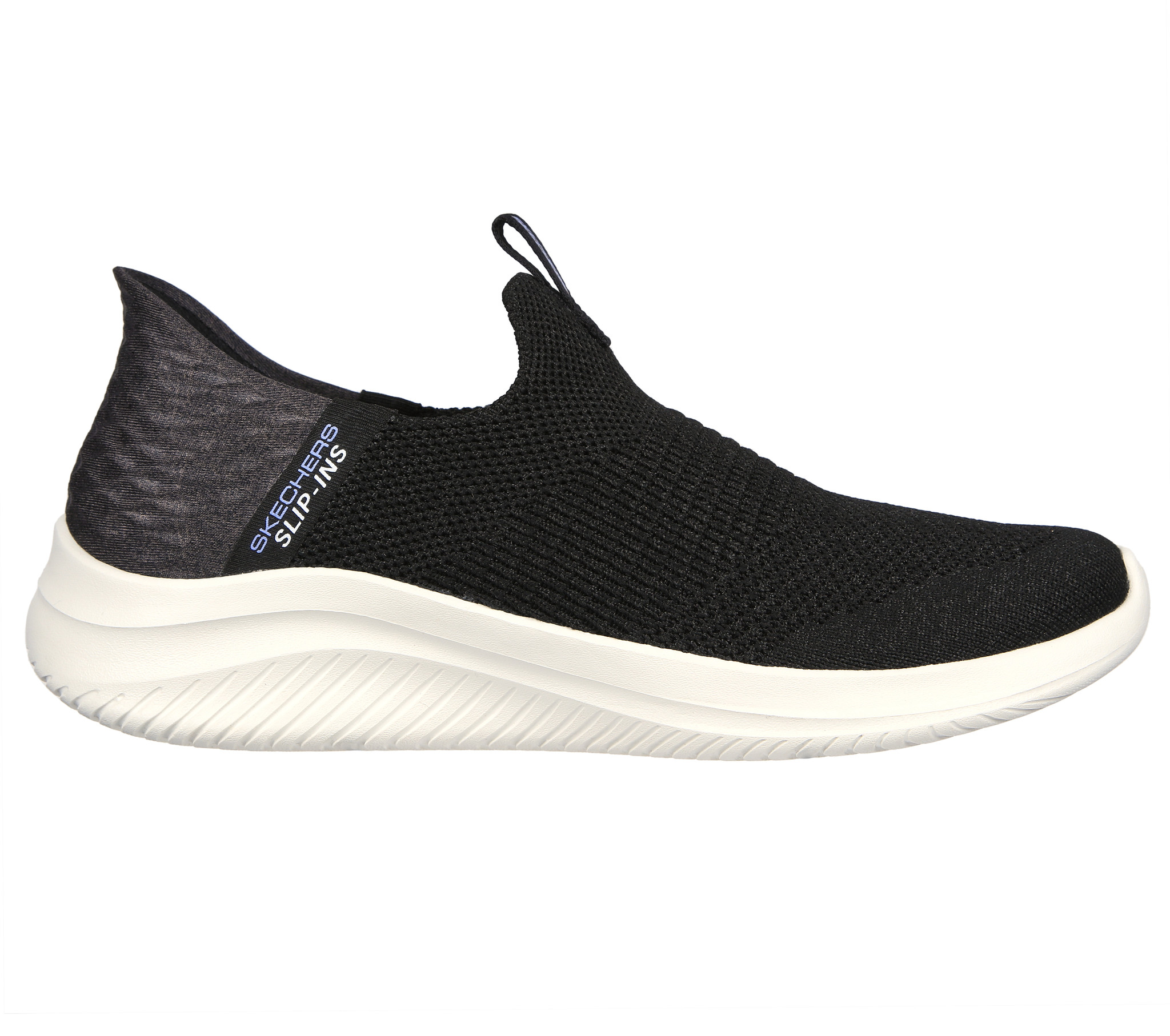 Slip-ins Ultra Flex 3.0 zwart wit sneakers dames BLK) - outletsportschoenen.nl