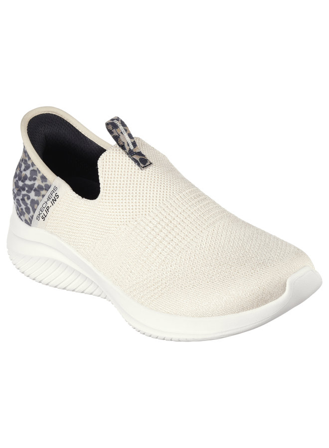Skechers Slip-ins Ultra Flex 3.0 beige sneakers dames