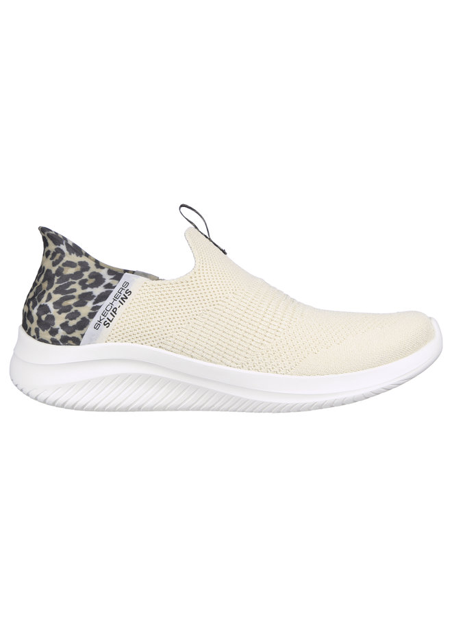 Skechers Slip-ins Ultra Flex 3.0 beige sneakers dames