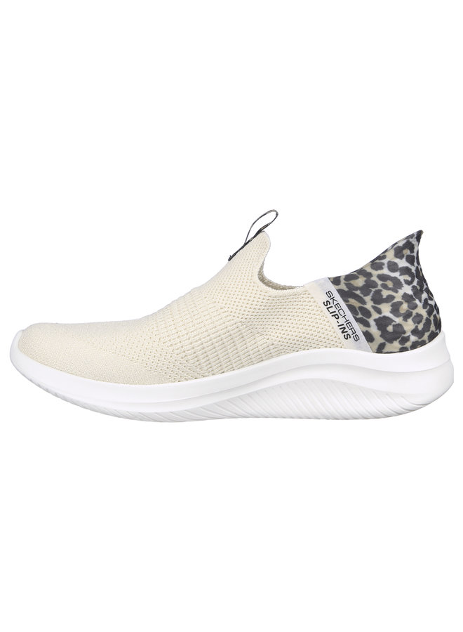 Skechers Slip-ins Ultra Flex 3.0 beige sneakers dames