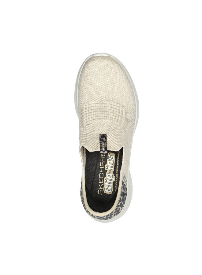 Skechers Slip-ins Ultra Flex 3.0 beige sneakers dames