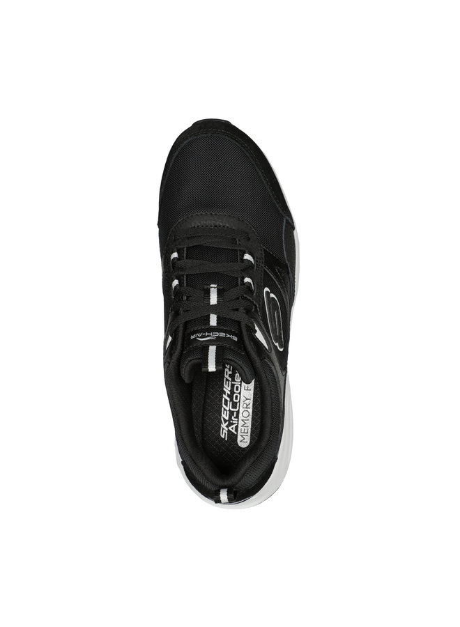 Skechers Skech Air Court zwart wit sneakers dames 149947 BKW outletsportschoenen