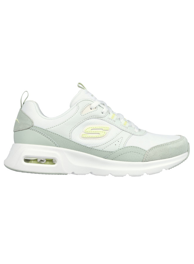 Skechers Skech Air Court wit groen sneakers dames