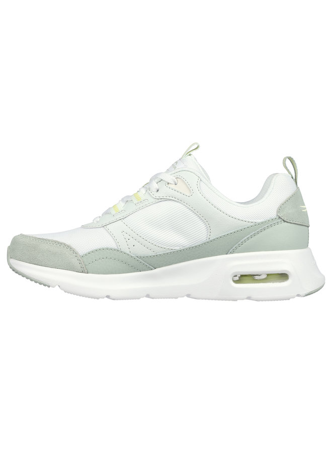 Skechers Skech Air Court wit groen sneakers dames