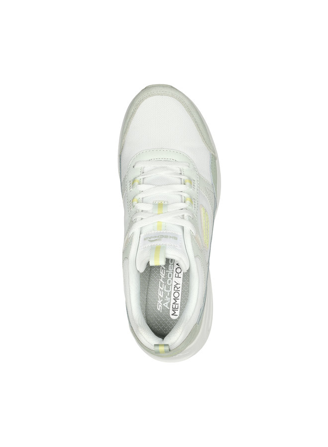 Skechers Skech Air Court wit groen sneakers dames