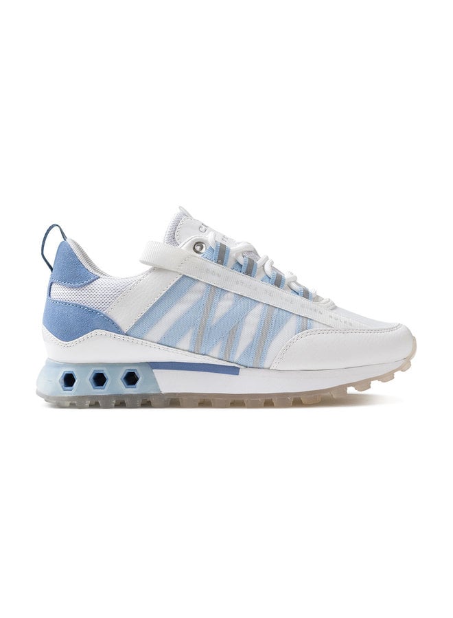 Fearia Hex wit blauw sneakers dames