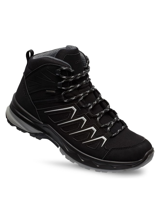 Grisport Wega Mid zwart wandelschoenen uni